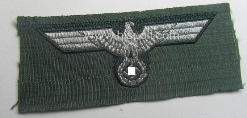 WH (Heeres) 'flatwire'-woven 'Offiziersadler für Schiffchen o. Knautschmütze'