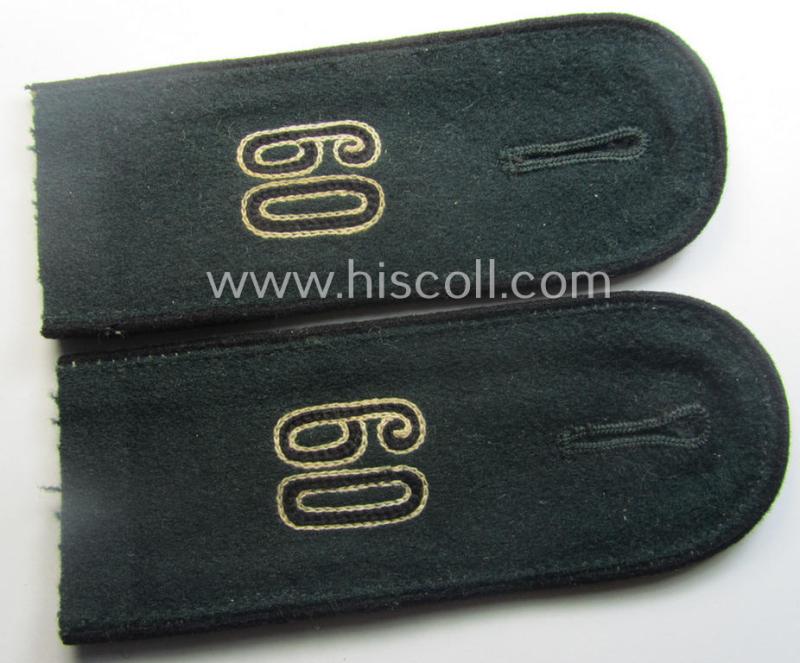 Pair of WH (Heeres) 'cyphered' EM-type shoulderstraps: 'Soldat des Pionier-Regiments 60'