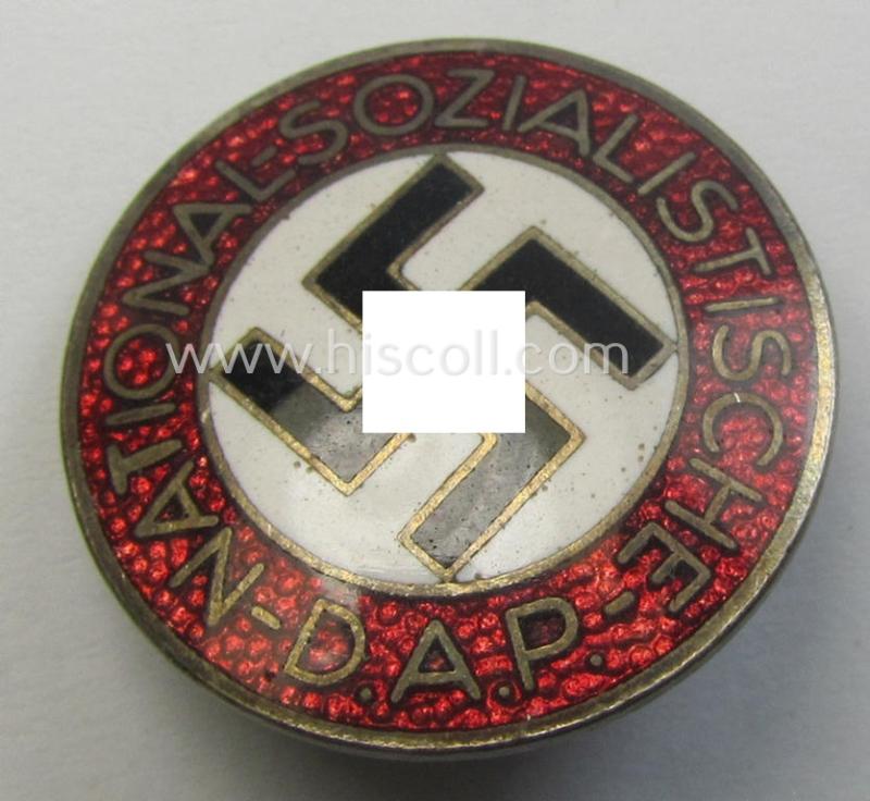 'N.S.D.A.P. - Parteiabzeichen' showing the makers'-designation: 'RzM' and/or: 'M1/6'
