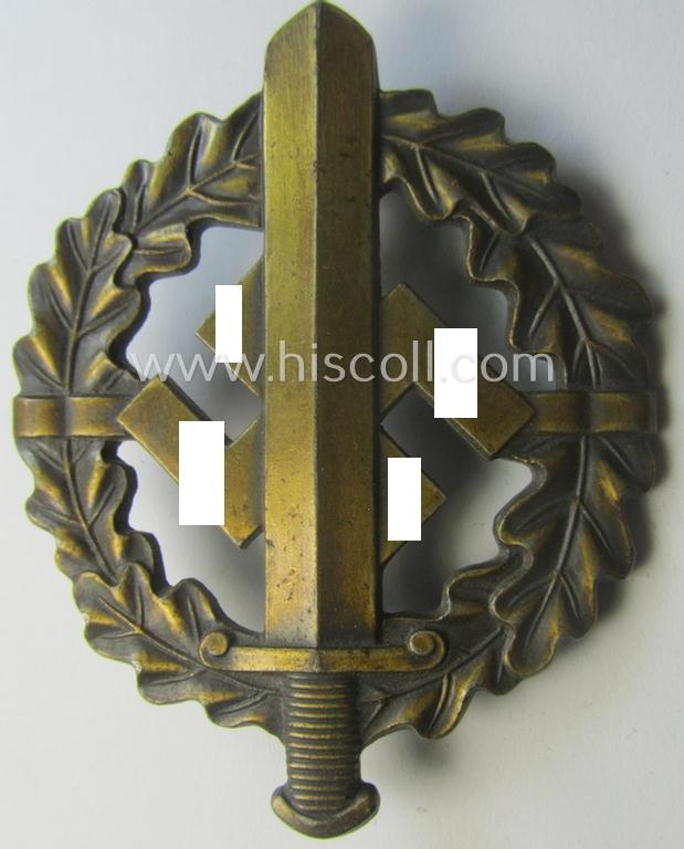 'SA-Sportabzeichen in Bronze' by 'W. Redo - Saarlautern' that is void of an an impressed bearers'-number
