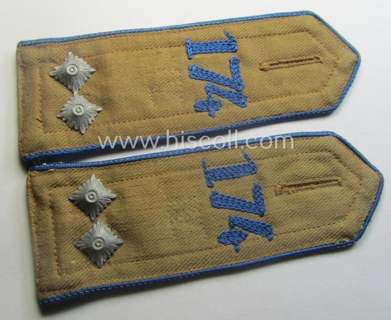 Pair of early-pattern: 'HJ'- (ie. 'Hitlerjugend'-) shoulderstraps as intended for usage by a: 'Scharführer' who was attached to the: 'Oberbann IV - Bann 174' (Bann 174 = 'Bann Ottweiler o. Saar Ost')