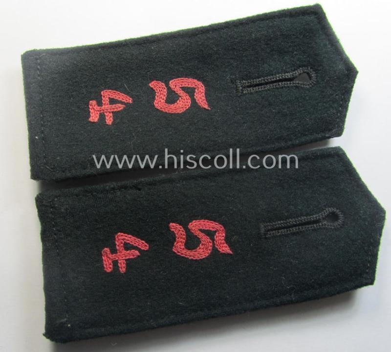 Pair of WH (Heeres) EM-type shoulderstraps: 'Soldat des Panzer-Schützen-Rgts. 4'