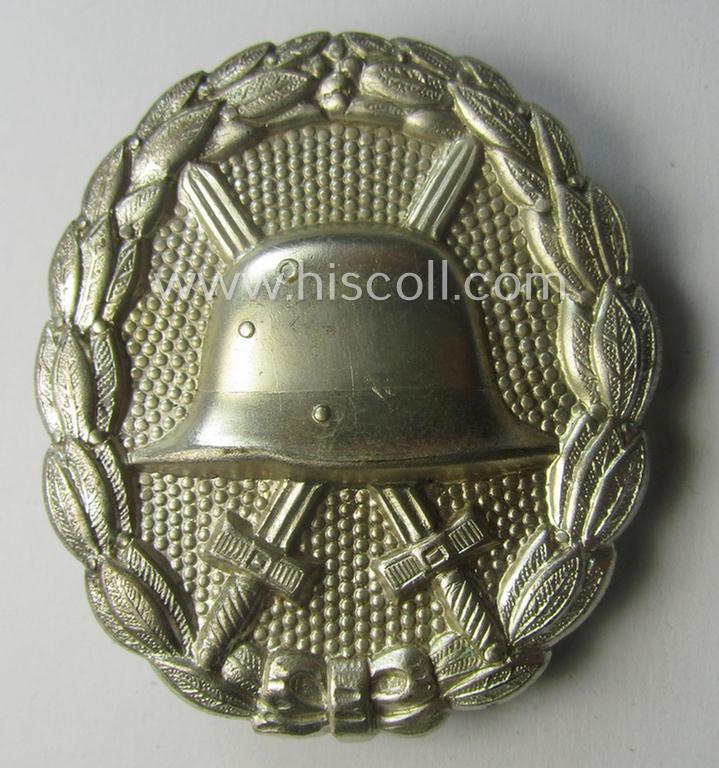 Hardly used, WWI-pattern, 'Buntmetall'-based: 'Verwundeten Abzeichen in Silber'