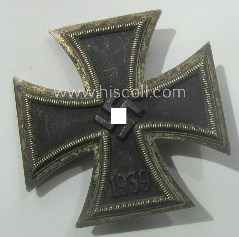 'Eisernes Kreuz 1. Klasse' being a non-maker-marked and/or fully untouched example by by the desirable 'Hersteller' named: 'Klein & Quenzer A.G.'