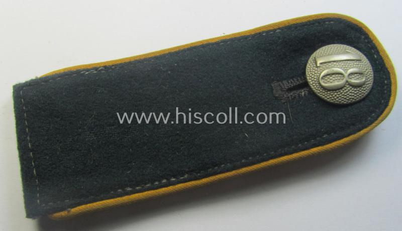 Single, WH (Heeres) EM-type (ie. 'M40'-pattern- and 'rounded-styled') shoulderstrap as was intended for usage by a: 'Soldat der Kavallerie o. Aufklärungs-Trpn.'