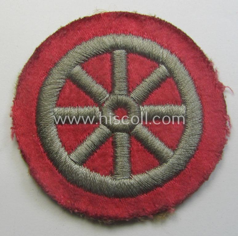 Moderately used, HJ ('Hitlerjugend') so-called: 'Motor-HJ Prüfungsabzeichen in Silber' (or: silver-class motor-proficiency badge) being a carefully tunic- ie. shirt-removed example that comes without an 'RzM'-etiket