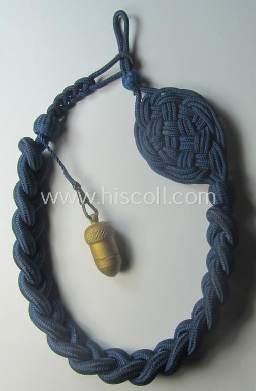 WH (Kriegsmarine) 'Schützenschnur für Gewehrschützen der 2. Stufe' (ie. naval rifle-shooting-lanyard of the second class) as was specifically intended for usage by the various 'Kriegsmarine'-troops