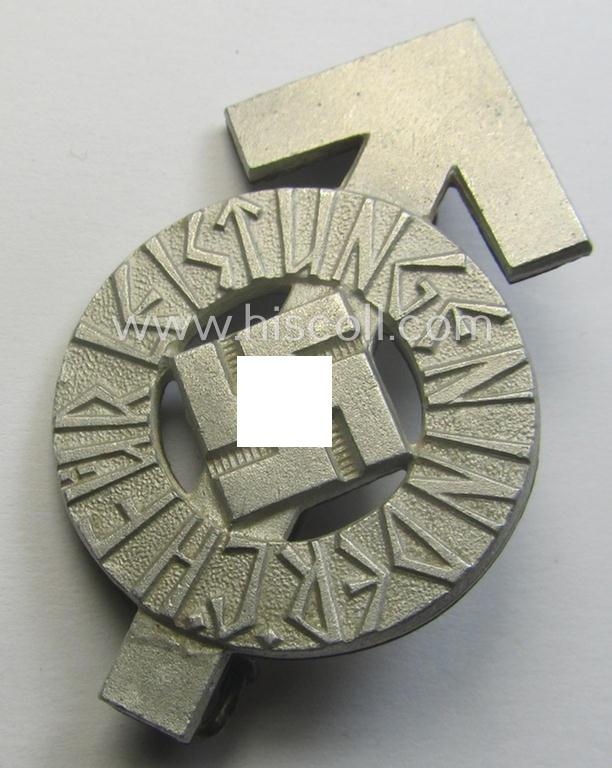 'Cupal'-based, HJ/BDM- (ie. 'Hitlerjugend'/'Bund Deutscher Mädel'): 'Leistungsabzeichen in Silber' being a neatly maker- (ie. 'RzM M1/35'-) marked example that is bearing the unique bearers'-number: '174585'