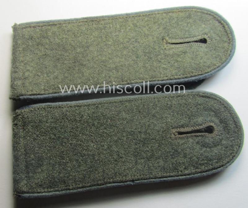 Truly used - albeit slightly mis-matched - pair of WH (Heeres) so-called: 'M40 o. M43'-pattern, EM-type shoulderstraps: 'Soldat der Nachschub-Trpn.'