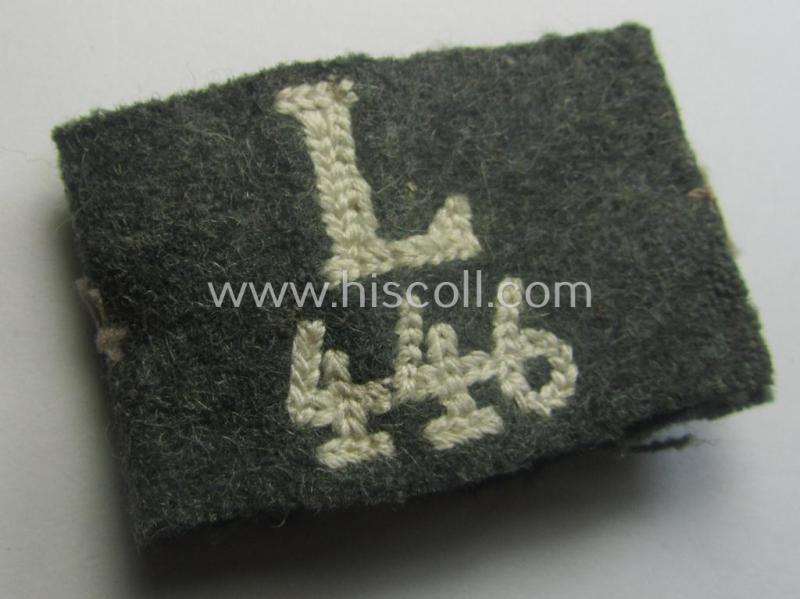 Pair of WH (Heeres) 'Infanterie'-related 'Schulterstück-Überschuben': 'Soldat des Landesschützen-Batalions 446'