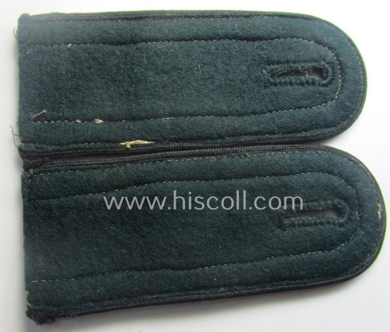 Pair of early- (ie. pre-war-) period WH (Heeres), 'M36'- (ie. 'M40-) pattern (rounded-styled and neatly 'cyphered') NCO-type shoulderstraps as was intended for an: 'Uffz. u. Mitglied des Pionier-Bataillons 24'