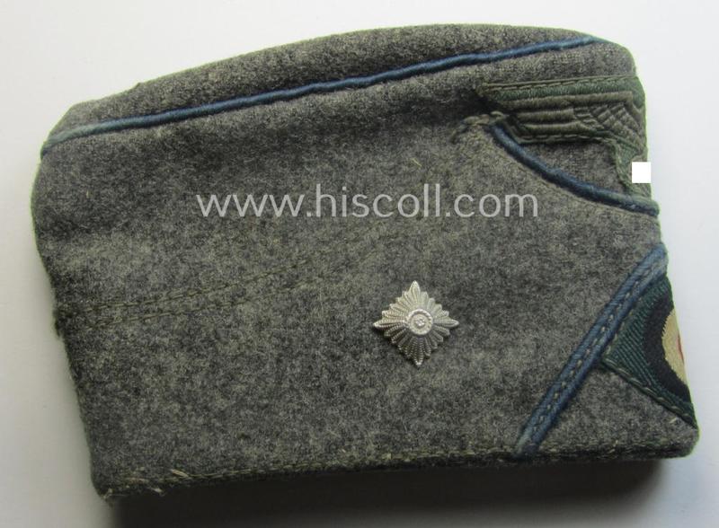 Interesting, period wallet (ie. 'Geldbörse') that takes the format of a smaller-sized, WH (Heeres) ie. 'Nachschub'- (or: transport-) related side-cap (ie. 'Schiffchenmütze')