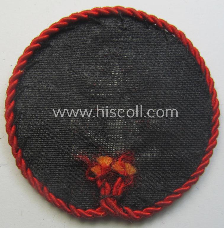 Marine-HJ (ie. 'Marine-Hitlerjugend') arm-badge aka: 'Ärmelabzeichen Reichsseefunkprüfung A' (or naval-HJ, radio-proficiency badge of the 'A'-grade)