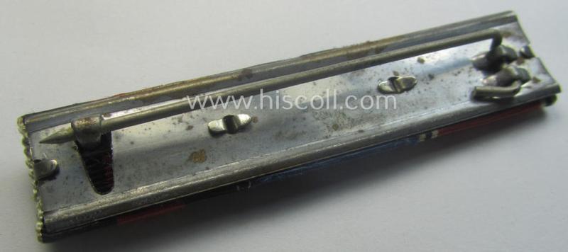 Three-pieced, WH (Luftwaffe) ribbon-bar (ie. 'Feld- o. Bandspange') showing resp. an Austrian 'Anschluss'-medal, a WH (LW) 'DA der 4. Kl. ' and a: Czech 'Anschluss'-medal