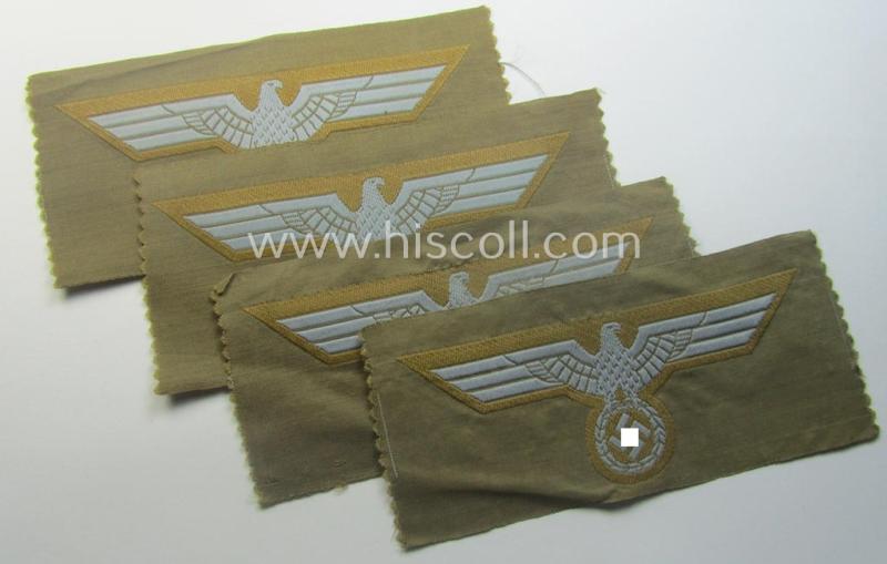 WH (Heeres) 'tropical-issue' (ie. DAK or: 'Deutsches Afrika Korps'-related-) breasteagle, as executed in neat so-called: 'BeVo'-weave style that comes in a 'virtually mint- ie. unissued'-, condition