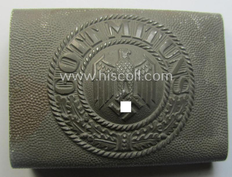 WH (Heeres) aluminium-based belt-buckle (ie. 'Koppelschloss für Uffz. u. Mannschaften des Heeres')
