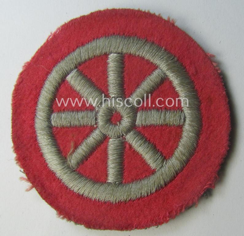 Moderately used, HJ ('Hitlerjugend') so-called: 'Motor-HJ Prüfungsabzeichen in Silber' (or: silver-class motor-proficiency badge) being a carefully tunic- ie. shirt-removed example that comes without an 'RzM'-etiket