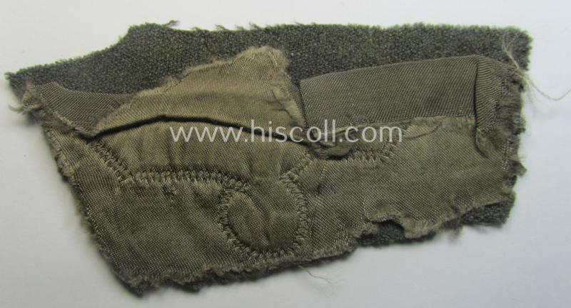 'Cut-out of a tunic' - WH (Heeres) EM- (ie. NCO-) type breasteagle (ie. 'Brustadler für Mannschaften und Unteroffiziere des Heeres')