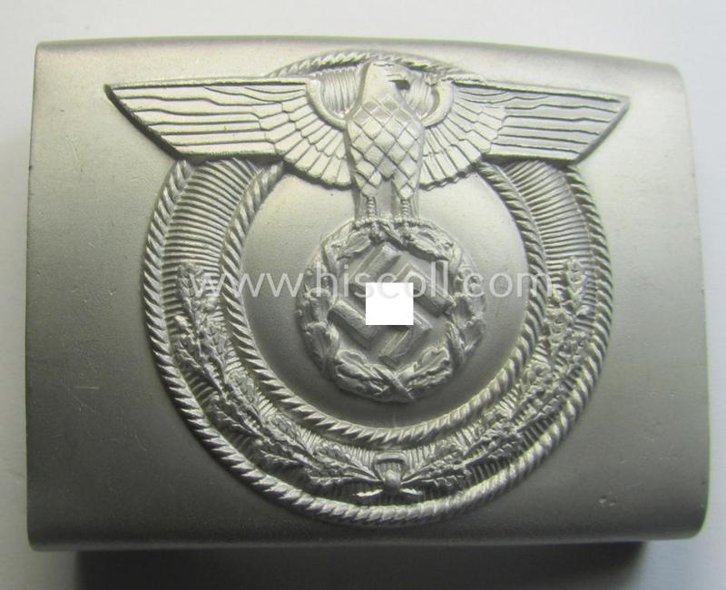 Stunning - and actually rarely encountered! - 'SA-Wehrmannschaften' belt-buckle being a clearly maker- (ie. 'RzM M4/22'-) marked example that comes in an overall wonderful- (ie. 'virtually mint'!-), condition