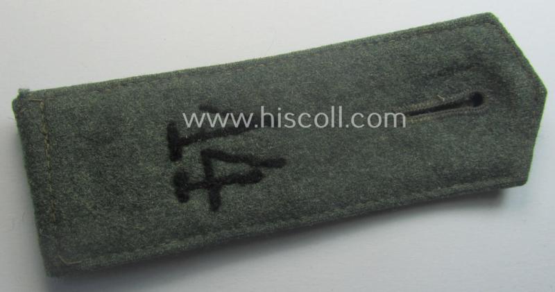 Single - and actually not that often seen! - early-period, WH (Heeres) EM-type (ie. 'M36'-pattern- and 'pointed styled') 'cyphered' shoulderstrap as was intended for usage by a: 'Soldat des Pionier-Rgts. 14'