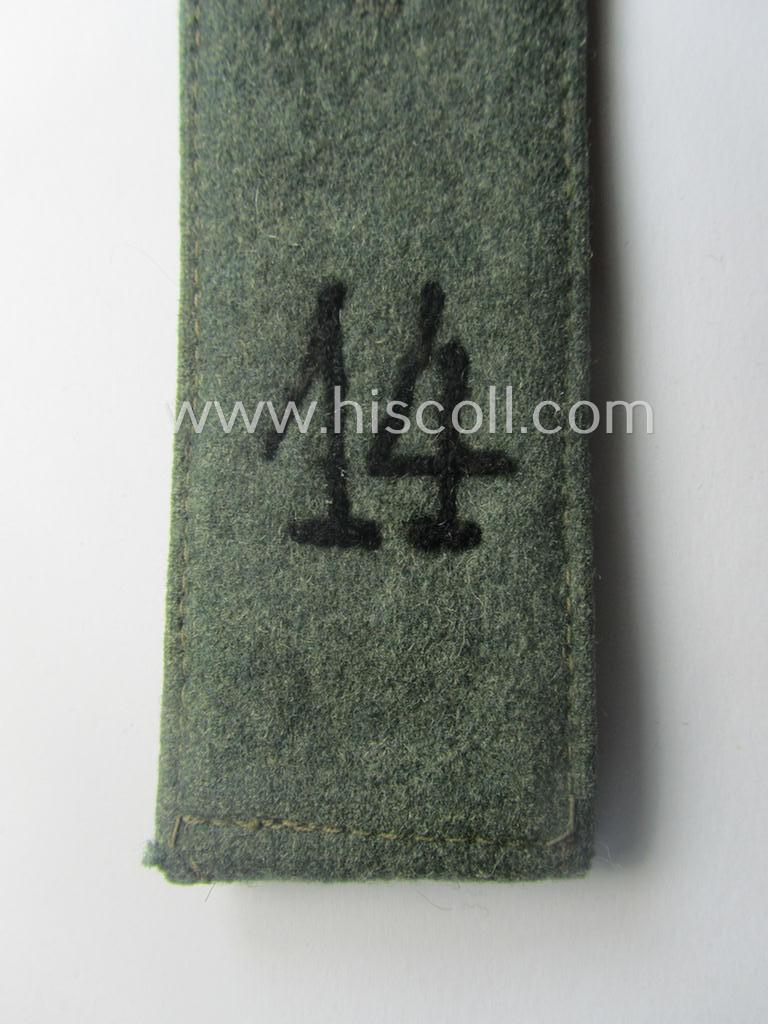 Single - and actually not that often seen! - early-period, WH (Heeres) EM-type (ie. 'M36'-pattern- and 'pointed styled') 'cyphered' shoulderstrap as was intended for usage by a: 'Soldat des Pionier-Rgts. 14'