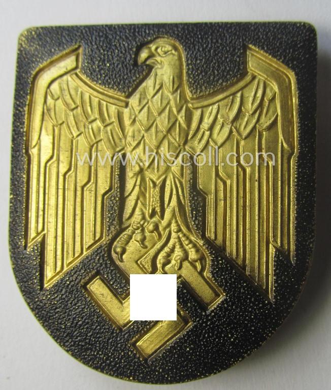 WH (KM) tropical eagle-'pith-helmet'-shield (being a: non-marked example that comes in a 'virtually mint' condition)