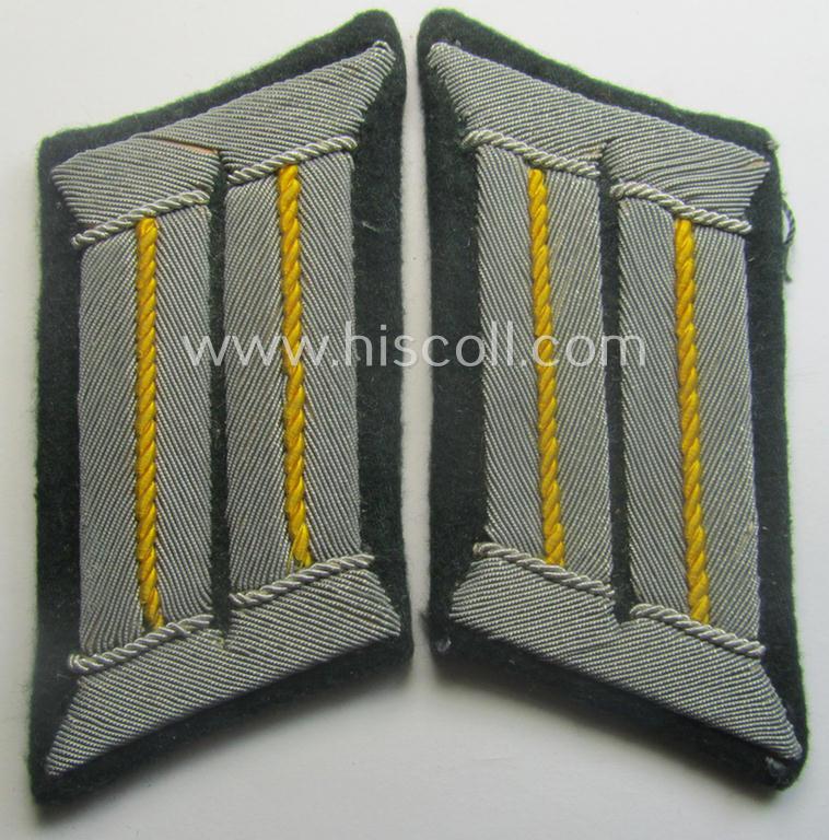 Pair of WH (Heeres) officers'-type collar-tabs: 'Offizier der Kavallerie o. Aufkl.-Trpn.'