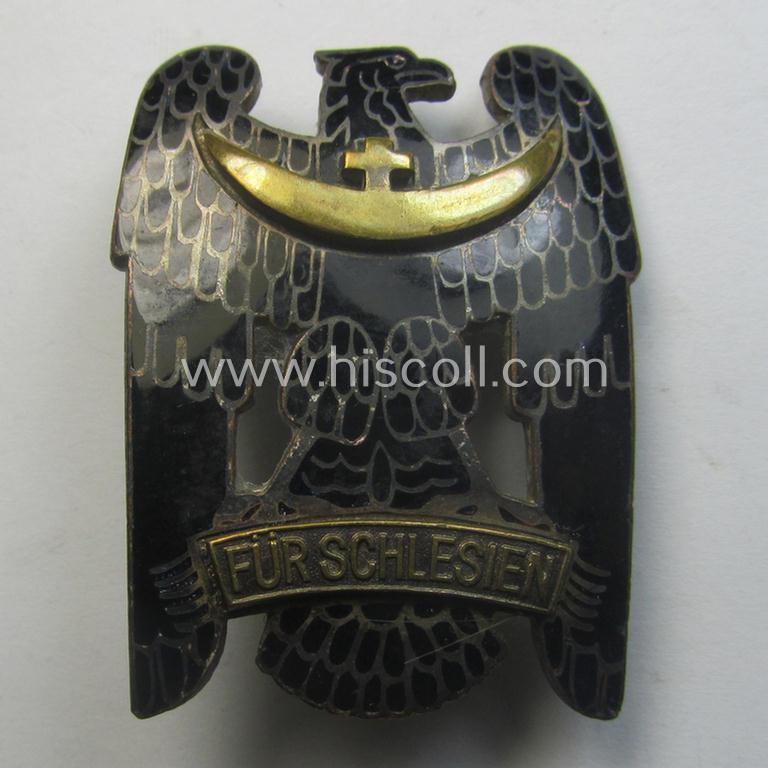 Superb - and not that easily found! - 'Schlesisches Bewährungsabzeichen der I. Stufe ohne Schwerter' (being an unmarked- and I deem 'Extra Qualität'-example, as was produced by an unidentified maker)