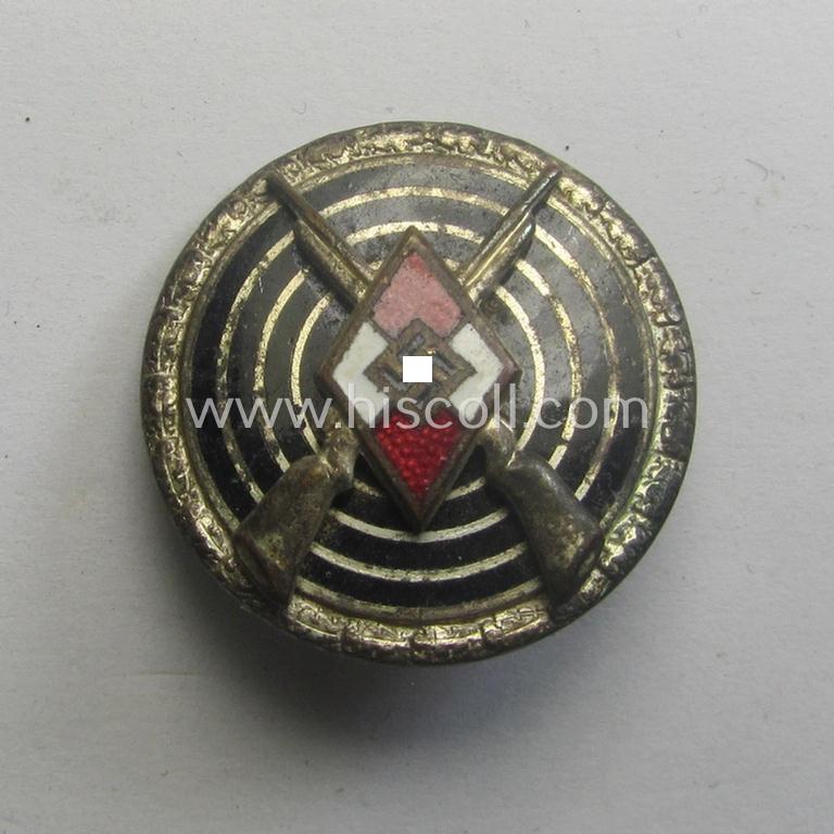 HJ ('Hitlerjugend'): 'HJ-Schiessauszeichnung für Scharfschützen' (mm: 'RzM - M1/63')